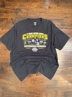 Vintage Pittsburgh Steelers Super Bowl Champions T-shirt Men’s Size Large